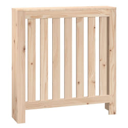 vidaXL Radiator Cover Wooden Heating Cover Radiator Cabinet Solid Wood Pine - brown, 79.5 x 19 x 84 cm