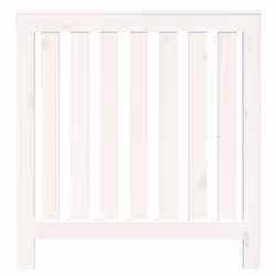 vidaXL Radiator Cover Wooden Heating Cover Radiator Cabinet Solid Wood Pine - white, 79.5 x 19 x 84 cm - Additional view 4