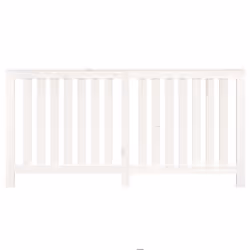 vidaXL Radiator Cover Wooden Heating Cover Radiator Cabinet Solid Wood Pine - white, 169 x 19 x 84 cm - Additional view 4