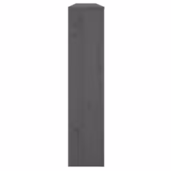 vidaXL Radiator Cover Wooden Heating Cover Radiator Cabinet Solid Wood Pine - grey, 169 x 19 x 84 cm - Additional view 5
