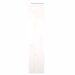 vidaXL Radiator Cover Wooden Heating Cover Radiator Cabinet Solid Wood Pine - white, 210 x 21 x 85 cm - Additional view 5