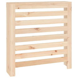 vidaXL Solid Wood Pine Radiator Cover Radiator Cabinet Multi Colours/Sizes - Brown, 79.5 x 19 x 84 cm