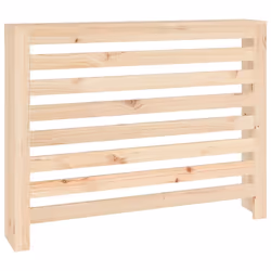 vidaXL Solid Wood Pine Radiator Cover Radiator Cabinet Multi Colours/Sizes - Brown, 108.5 x 19 x 84 cm