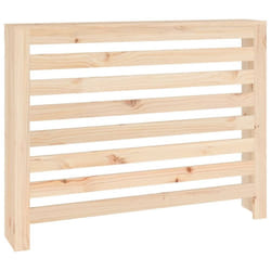 vidaXL Solid Wood Pine Radiator Cover Radiator Cabinet Multi Colours/Sizes - Brown, 108.5 x 19 x 84 cm