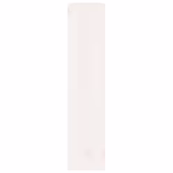 vidaXL Solid Wood Pine Radiator Cover Radiator Cabinet Multi Colours/Sizes - White, 108.5 x 19 x 84 cm - Additional view 5