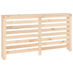 vidaXL Solid Wood Pine Radiator Cover Radiator Cabinet Multi Colours/Sizes - Brown, 153 x 19 x 84 cm