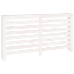 vidaXL Solid Wood Pine Radiator Cover Radiator Cabinet Multi Colours/Sizes - White, 153 x 19 x 84 cm