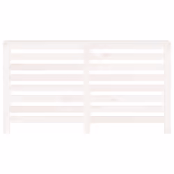 vidaXL Solid Wood Pine Radiator Cover Radiator Cabinet Multi Colours/Sizes - White, 153 x 19 x 84 cm - Additional view 4