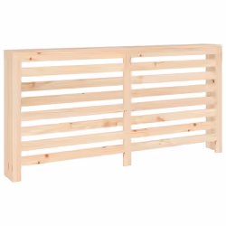 vidaXL Solid Wood Pine Radiator Cover Radiator Cabinet Multi Colours/Sizes - Brown, 169 x 19 x 84 cm