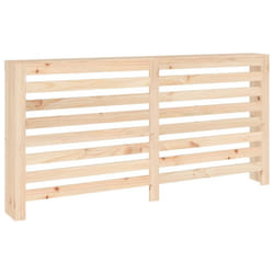 vidaXL Solid Wood Pine Radiator Cover Radiator Cabinet Multi Colours/Sizes - Brown, 169 x 19 x 84 cm