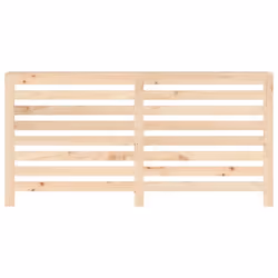 vidaXL Solid Wood Pine Radiator Cover Radiator Cabinet Multi Colours/Sizes - Brown, 169 x 19 x 84 cm - Additional view 4