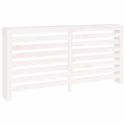 vidaXL Solid Wood Pine Radiator Cover Radiator Cabinet Multi Colours/Sizes - White, 169 x 19 x 84 cm