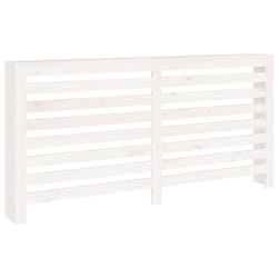vidaXL Solid Wood Pine Radiator Cover Radiator Cabinet Multi Colours/Sizes - White, 169 x 19 x 84 cm