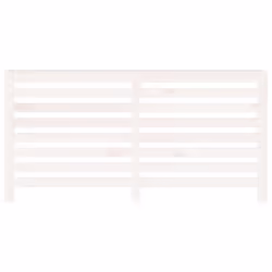 vidaXL Solid Wood Pine Radiator Cover Radiator Cabinet Multi Colours/Sizes - White, 169 x 19 x 84 cm - Additional view 4