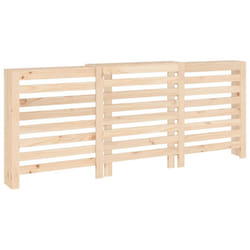 vidaXL Solid Wood Pine Radiator Cover Radiator Cabinet Multi Colours/Sizes - Brown, 210 x 21 x 85 cm