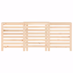 vidaXL Solid Wood Pine Radiator Cover Radiator Cabinet Multi Colours/Sizes - Brown, 210 x 21 x 85 cm - Additional view 4