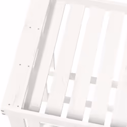 vidaXL Outdoor Log Holder Honey Brown Wooden Firewood Stand Solid Wood Pine - White, 108 x 52 x 74 cm - Additional view 6