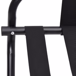 vidaXL Luggage Rack with Backrest Black/Black and Silver 56x39x52/56x40x49 cm - Black, 56 x 39 x 52 cm - Additional view 6