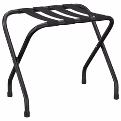 vidaXL Luggage Rack with Backrest Black/Black and Silver 56x39x52/56x40x49 cm - Black, 56 x 40 x 49 cm