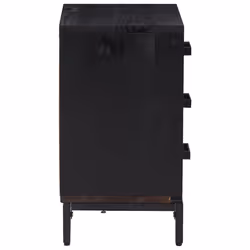 VidaXL 3120341 nightstand/bedside table Black - Additional view 5