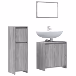 VidaXL 3143932, Grey, Oak, Wood, 600 mm, 330 mm, 600 mm, 60 cm
