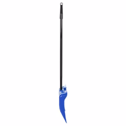 vidaXL Snow Shovel Blue 147 cm Metal Shoveling Tool Snow Spade Scoop Remover