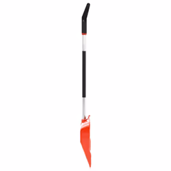 vidaXL Snow Shovel Red 136 cm Aluminium Shoveling Tool Snow Scoop Remover