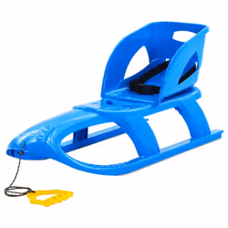 vidaXL Sledge Polypropylene Outdoor Playset Snowracer Multi Colours/Models - blue, sledge + seat