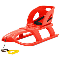 vidaXL Sledge Polypropylene Outdoor Playset Snowracer Multi Colours/Models - red, sledge + seat