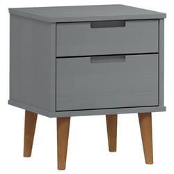 VidaXL 350497 nightstand/bedside table Grey