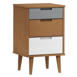 VidaXL 350498 nightstand/bedside table Brown