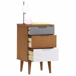 VidaXL 350498 nightstand/bedside table Brown