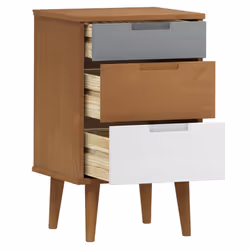 VidaXL 350498 nightstand/bedside table Brown - Additional view 5