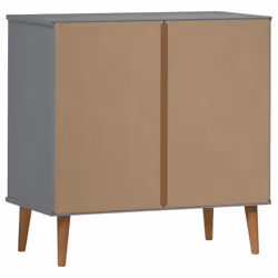vidaXL Solid Wood Pine Drawer Cabinet MOLDE File Chest Cabinet Multi Colours - grey - Additional view 6