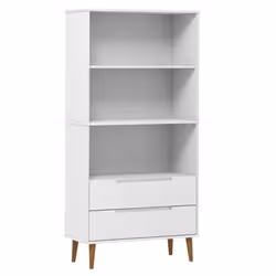 VidaXL 350541, White, Wood, Wood, Pinewood, Wood, 850 mm, 350 mm