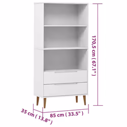 VidaXL 350541 living room bookcase - Additional view 8