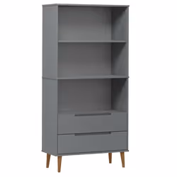 VidaXL 350542, Grey, Wood, Wood, Pinewood, Wood, 850 mm, 350 mm