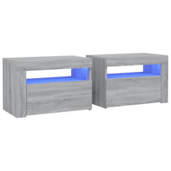 VidaXL 3144973 nightstand/bedside table Oak