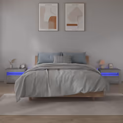 VidaXL 3144973 nightstand/bedside table Oak