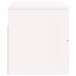 vidaXL 1/2x Wall-mounted Bedside Cabinet Floating Bedside Unit Multi Colours - White, 1 - Additional view 6