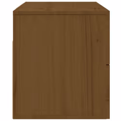 vidaXL 1/2x Wall-mounted Bedside Cabinet Floating Bedside Unit Multi Colours - Honey brown, 2 - Additional view 6
