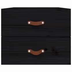 vidaXL 1/2x Wall-mounted Bedside Cabinet Floating Bedside Unit Multi Colours - Black, 1 - Additional view 5