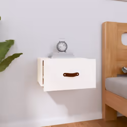 vidaXL 1/2x LED Bathroom Mirror 90x60 cm Washroom Wall-mounted Light up Mirror - White, 1 x Bedside cabinet