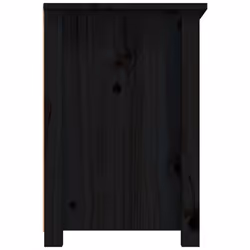 vidaXL Solid Wood Pine TV Cabinet TV Console Media HiFi Cabinet Multi Colours - Black - Additional view 7