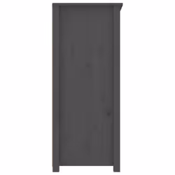 vidaXL Solid Wood Pine Sideboard Side Cabinet Home Organiser Multi Colours - Grey - Additional view 6