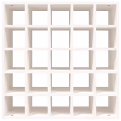 vidaXL Solid Wood Pine Wine Cabinet Alcohol Cabinet Rack Multi Colours/Models - White, with 25 holes - Additional view 4