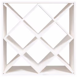 vidaXL Solid Wood Pine Wine Cabinet Alcohol Cabinet Rack Multi Colours/Models - White, with 12 holes - Additional view 4