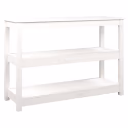 vidaXL Solid Wood Pine Console Table Multi Colours 110x40x74 cm/80x40x74 cm - White, 110 x 40 x 74 cm