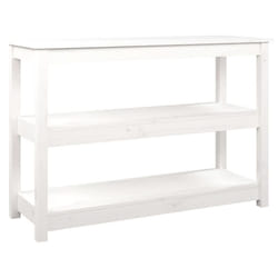 vidaXL Solid Wood Pine Console Table Multi Colours 110x40x74 cm/80x40x74 cm - White, 110 x 40 x 74 cm