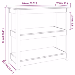VidaXL 821670 coffee/side/end table - Additional view 8